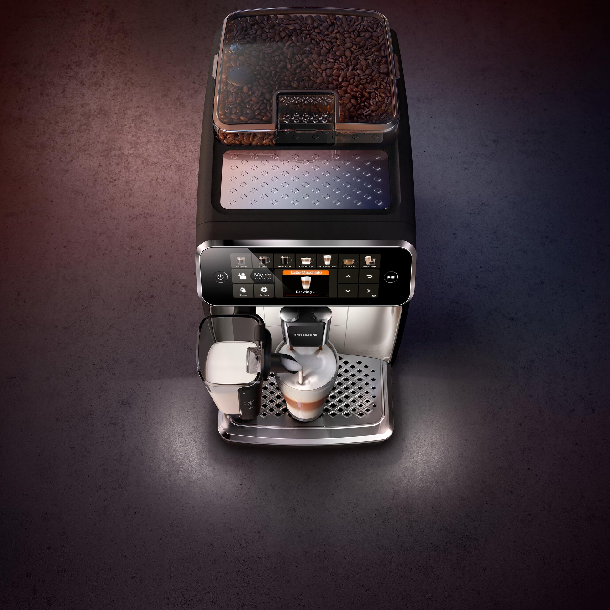  PHILIPS Phlips 5400 - Máquina de café expreso totalmente  automática con LatteGo, EP5447/94 : Hogar y Cocina