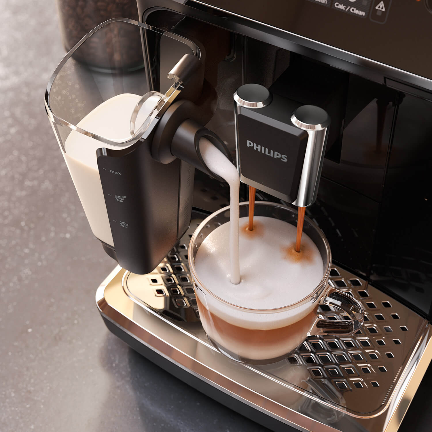 Philips 3200 Series Fully Automatic Espresso Machine - LatteGo with Ic –  Home Appliances Philips